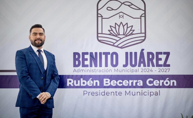 Las promesas de Rubén Becerra en Benito Juárez: Compromiso con la transparencia y el desarrollo comunitario