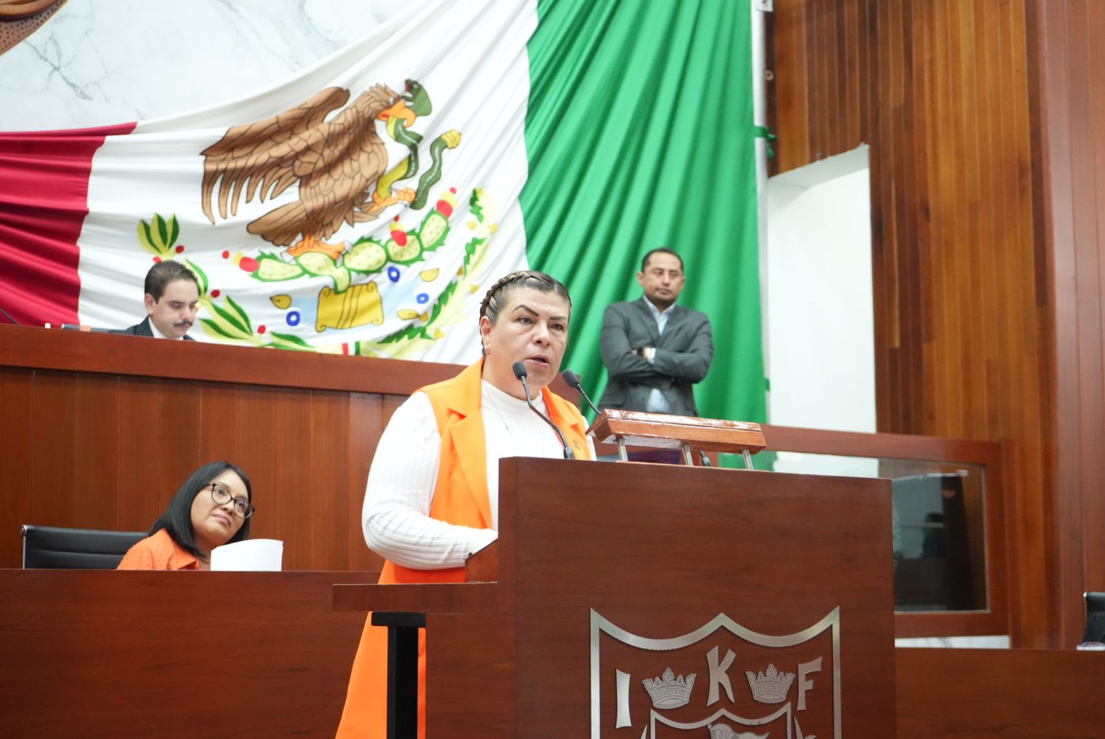 Rechaza diputada Sandra Aguilar reforma que traspasa Guardia Nacional a la Sedena, su voto fue en contra