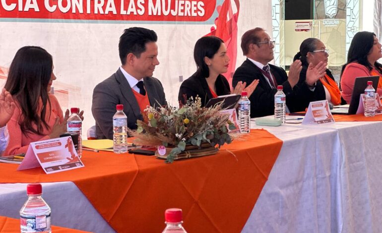 Instalan Comité para prevenir, atender y erradicar la violencia contra las mujeres en Zacualpan