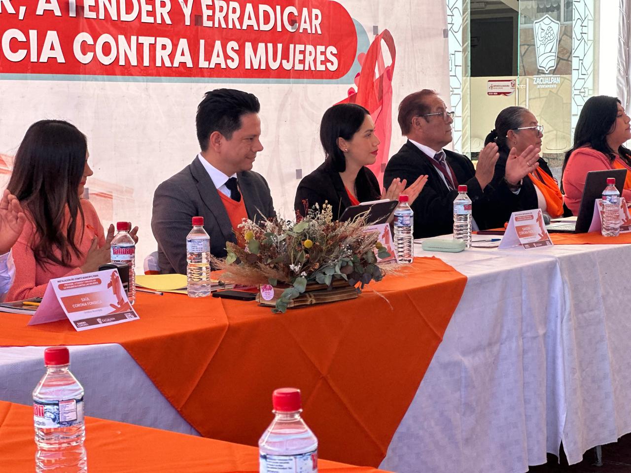 Instalan Comité para prevenir, atender y erradicar la violencia contra las mujeres en Zacualpan