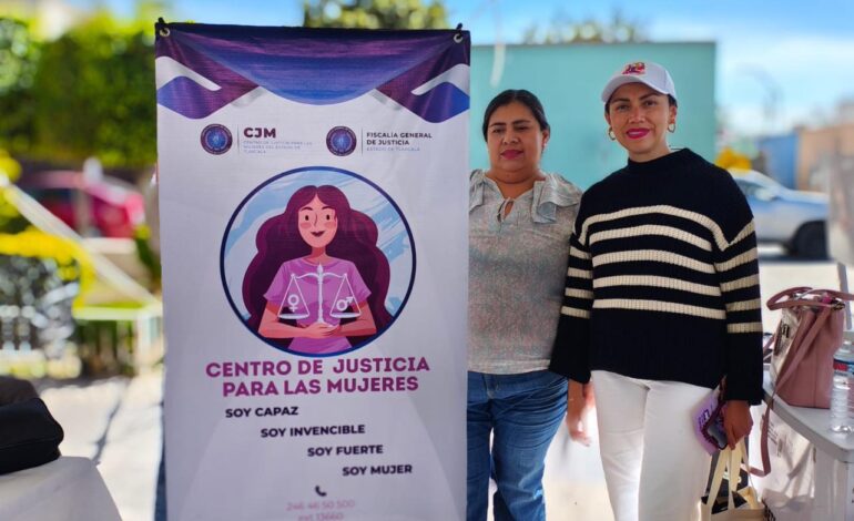 Sandra Corona impulsa la cultura de la denuncia en Zacualpan