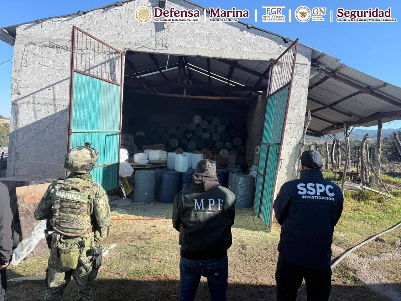 Operativos coordinados en Tlaxcala con FGR, SSPC, Marina, Guardia Nacional y Defensa refuerzan la seguridad y el combate al crimen organizado
