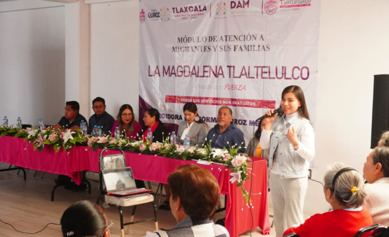 La DAM ofrece servicios migratorios gratuitos en municipios de Tlaxcala