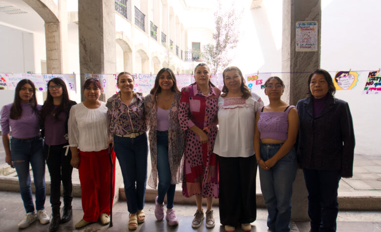 Instala Sandra Aguilar “Tendedero de Empoderamiento” en el Congreso para dar voz a mujeres