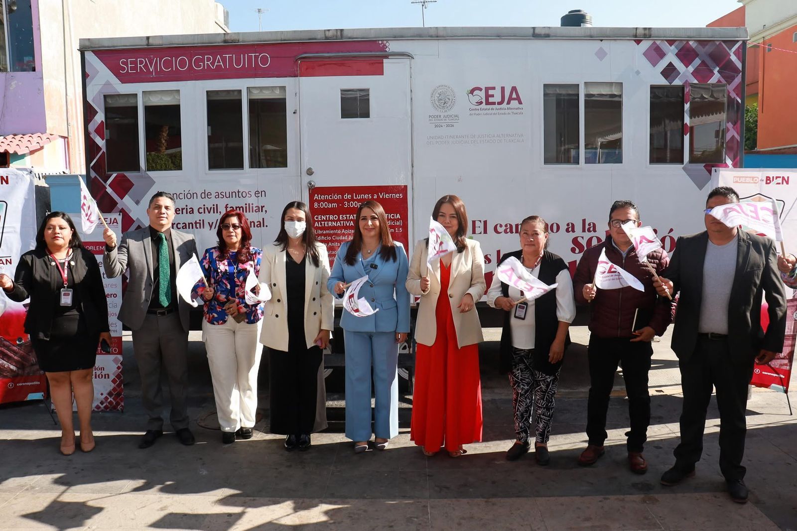 La Unidad Móvil del Centro Estatal de Justicia Alternativa llega a Zacualpan para brindar soluciones rápidas y gratuitas