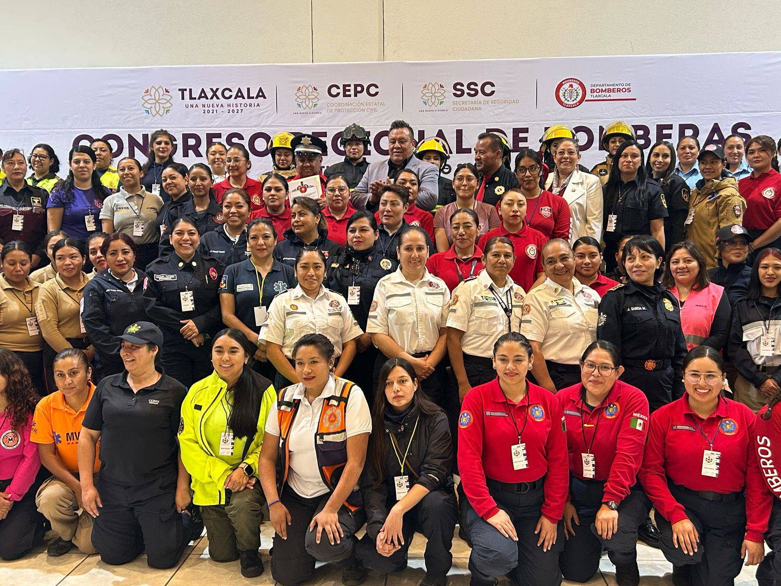 Tlaxcala sede del Congreso Regional de Bomberas