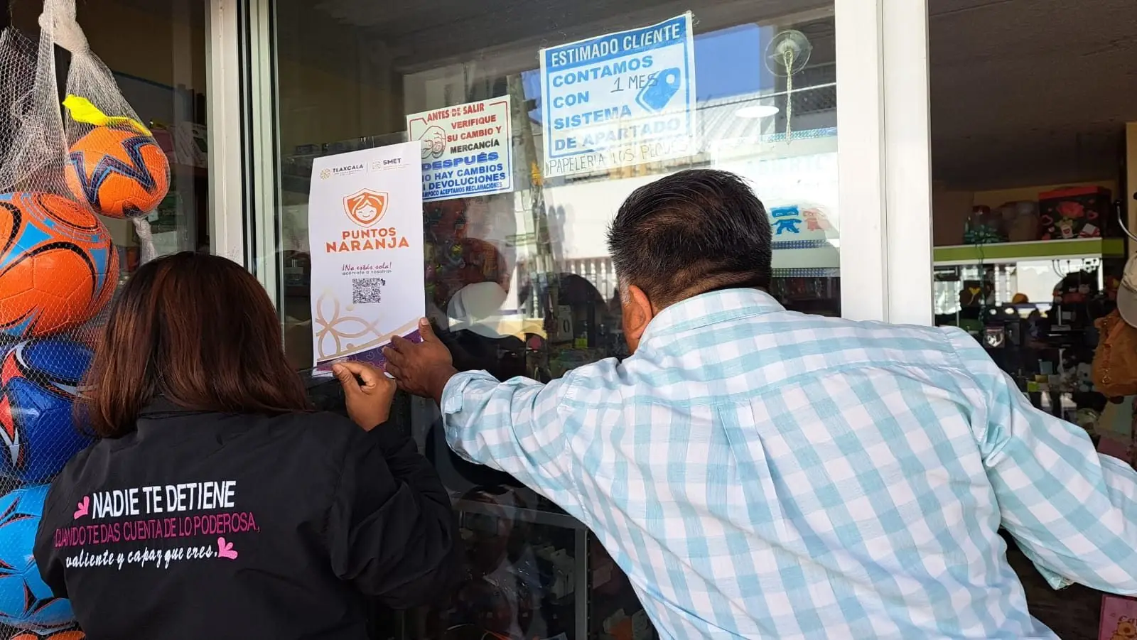 Zacualpan refuerza los Puntos Naranjas para proteger a mujeres y niñas