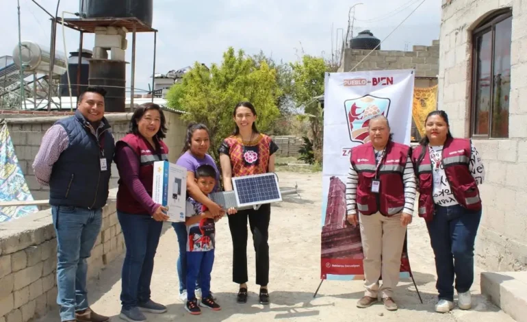 Zacualpan refuerza la seguridad con nueva entrega de luminarias del programa “Ilumina tu Privada”