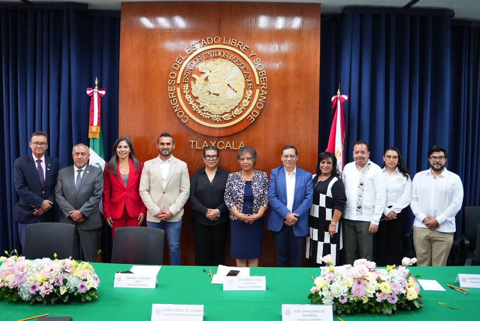 Nombran a diputada Sandra Aguilar secretaria general de la COPAMM