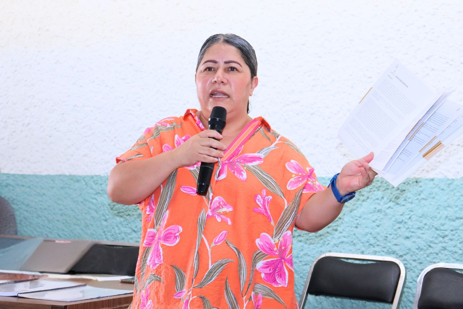Blanca Águila inicia reuniones informativas del SNTSA con trabajadores del sector salud en Tlaxcala