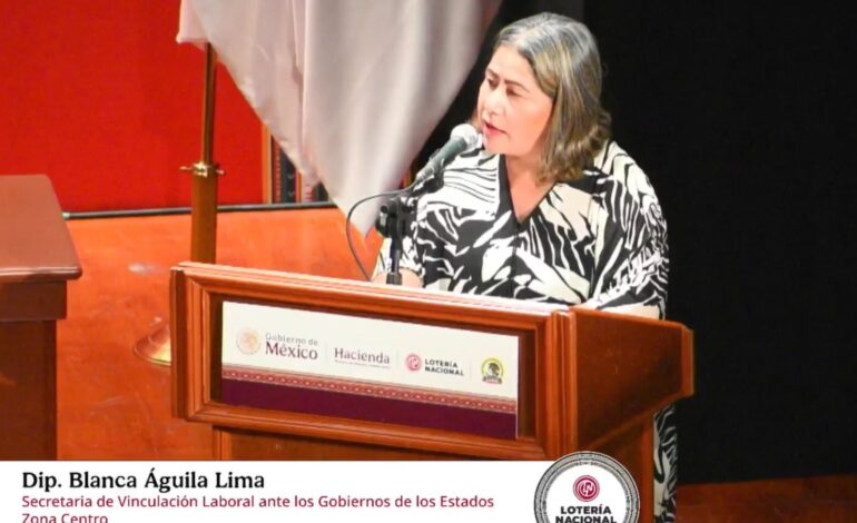 Blanca Águila honra la huella histórica de Joel Ayala Almeida en el sindicalismo mexicano