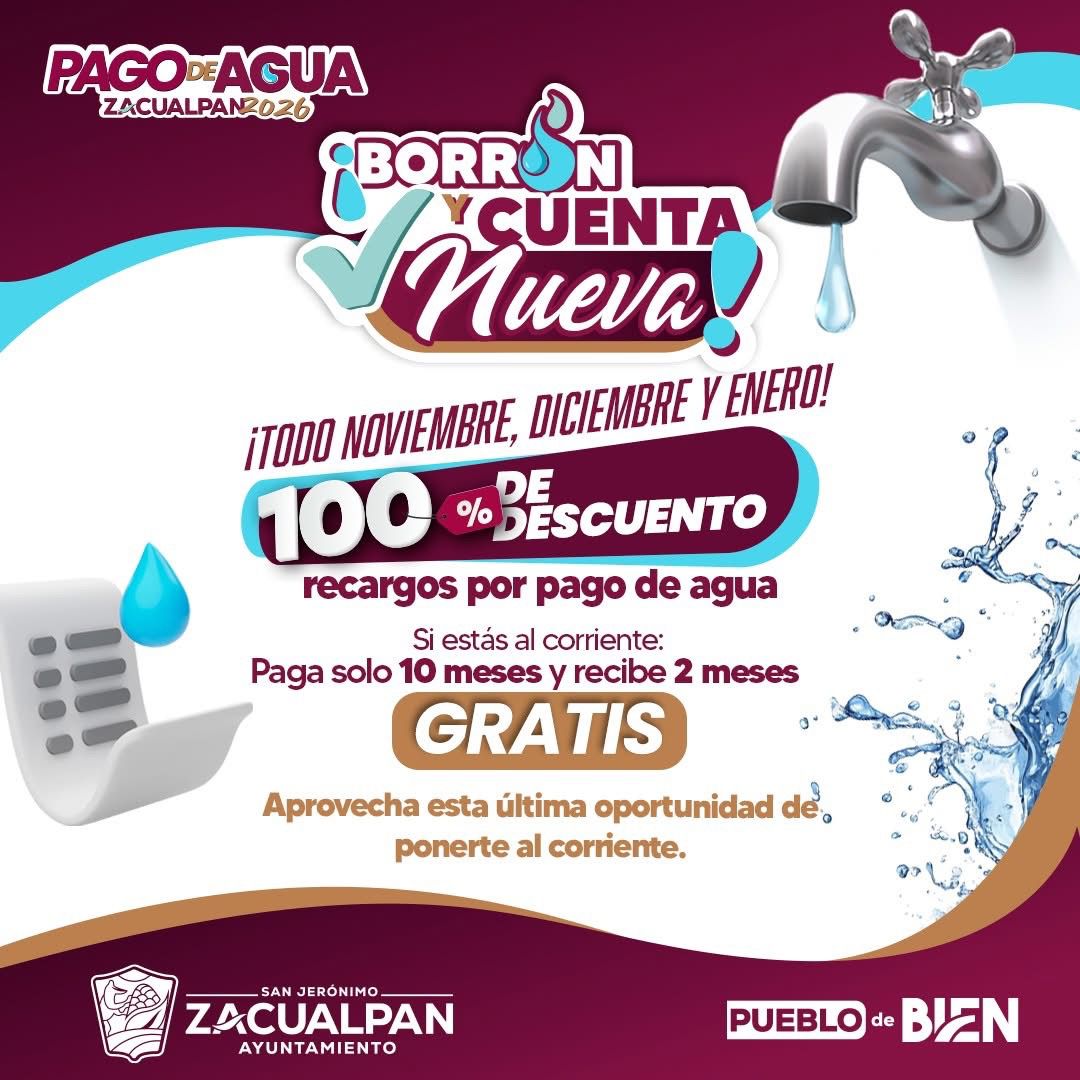 Zacualpan impulsa “Borrón y cuenta nueva”: Sandra Corona encabeza apoyo económico a contribuyentes