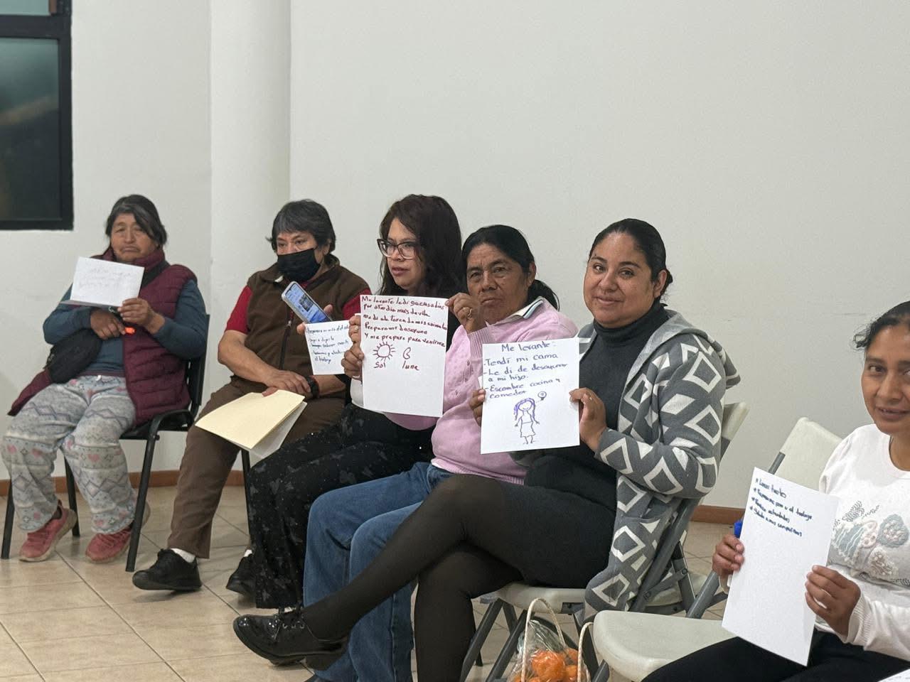 Zacualpan impulsa el autocuidado y bienestar de las mujeres con taller comunitario