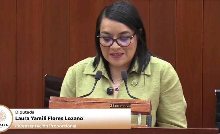 Diputada Laura Flores exige resultados reales ante violencia de género en Tlaxcala; no bastan los discursos