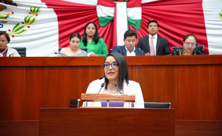 Pide Laura Flores frenar violencia política de género en Tlaxcala