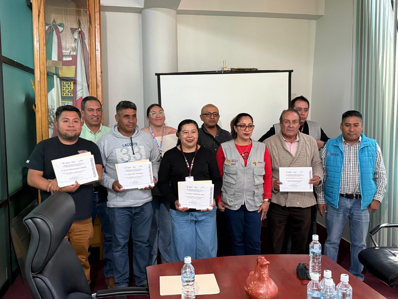 Sandra Corona impulsa certificación del Centro Ecoturístico Xacuá como Entorno Saludable