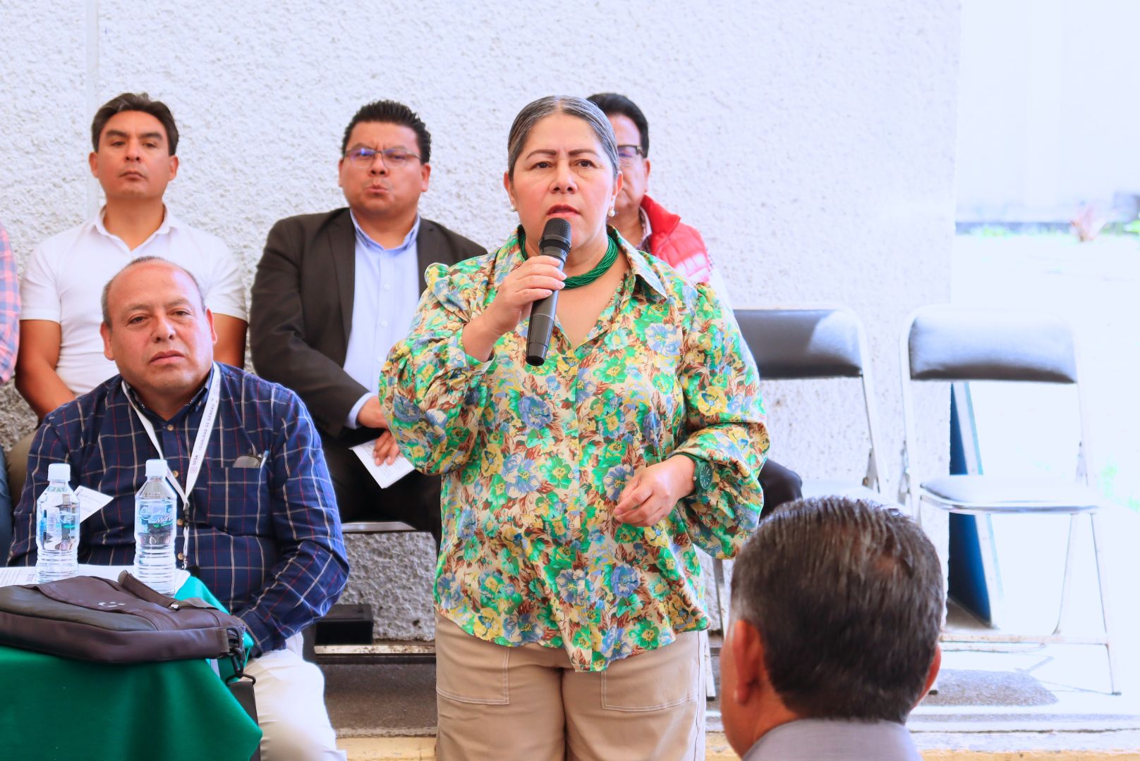 Blanca Águila encabeza diálogo con trabajadores del Hospital de la Mujer en Tlaxcala