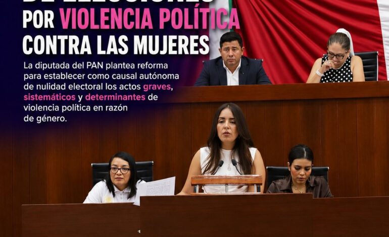 Miriam Martínez propone anular elecciones por violencia política contra las mujeres