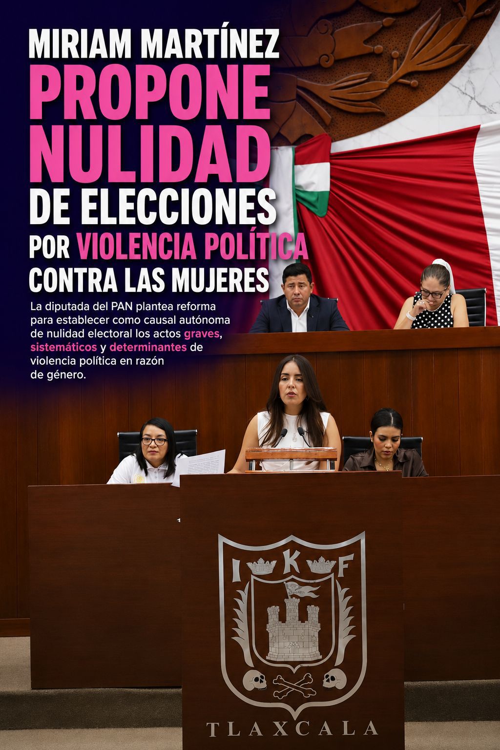 Miriam Martínez propone anular elecciones por violencia política contra las mujeres