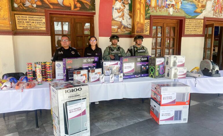 Continúa en Tlaxcala campaña de desarme voluntario; han destruido 39 armas