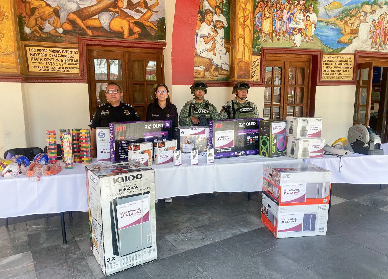Continúa en Tlaxcala campaña de desarme voluntario; han destruido 39 armas