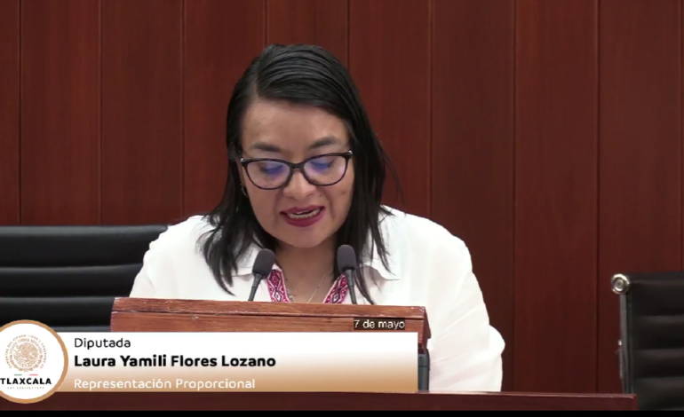Laura Flores propone reforma para frenar imposiciones en alcaldías de Tlaxcala