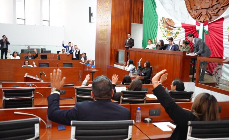 Aprueba Congreso de Tlaxcala distribución de recursos excedentes del primer trimestre de 2026