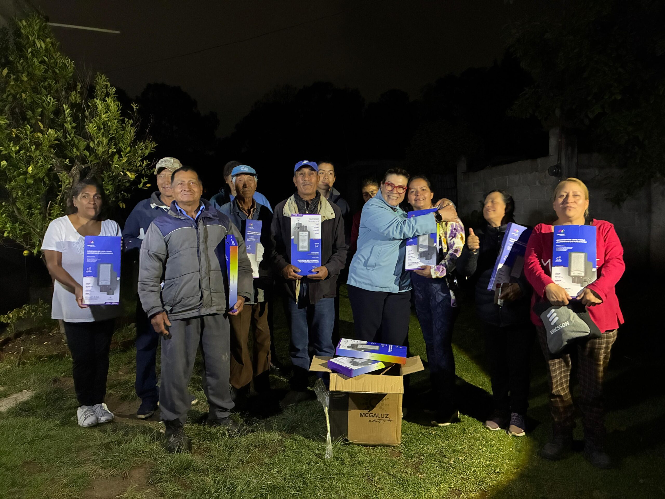 Sandra Aguilar impulsa campaña de alumbrado público para reforzar la seguridad en Apizaco