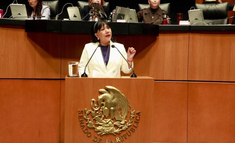Anabell Ávalos cuestiona a Morena por inseguridad, gasto público y conflicto en la UTT