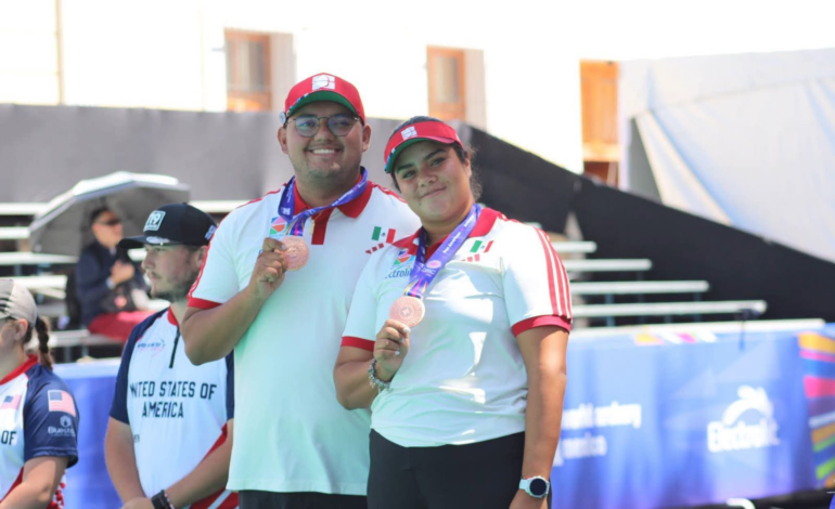 México suma oro y bronce en el Campeonato Panamericano de Tiro con Arco celebrado en Tlaxcala