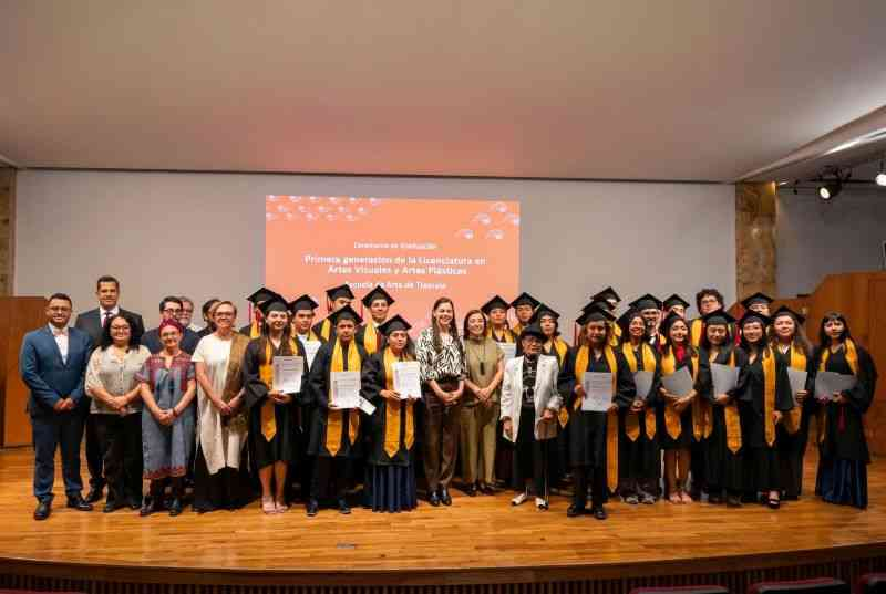 Egresa primera generación de la Licenciatura en Artes Visuales y Artes Plásticas de la Escuela de Arte de Tlaxcala