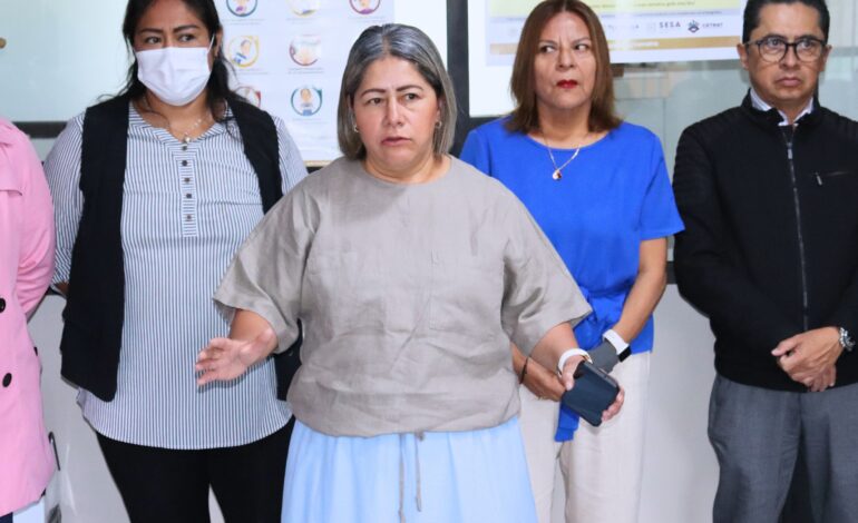 Blanca Águila exige atender carencias en el Centro de Salud Urbano de Tlaxcala tras recorrer sus instalaciones
