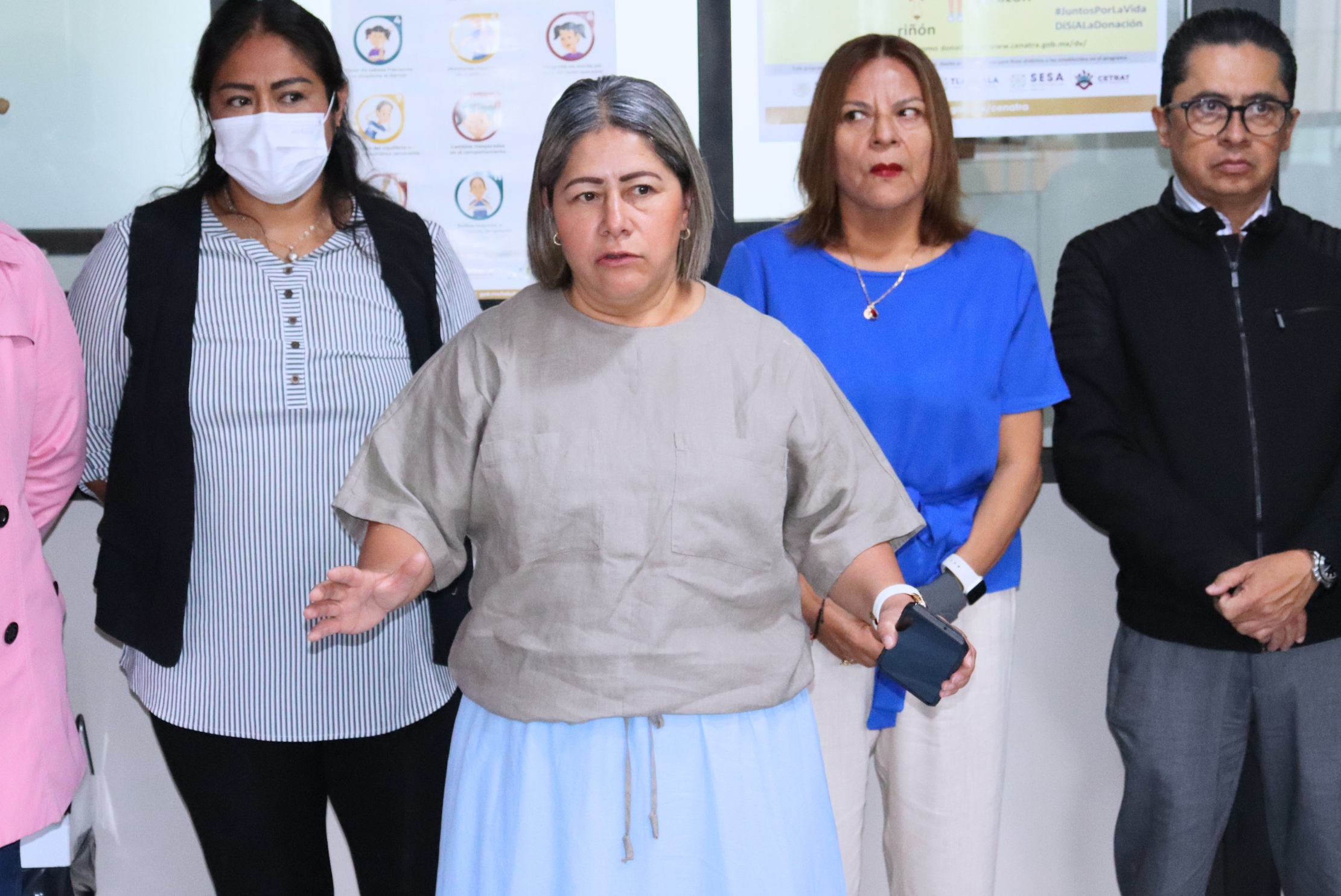 Blanca Águila exige atender carencias en el Centro de Salud Urbano de Tlaxcala tras recorrer sus instalaciones