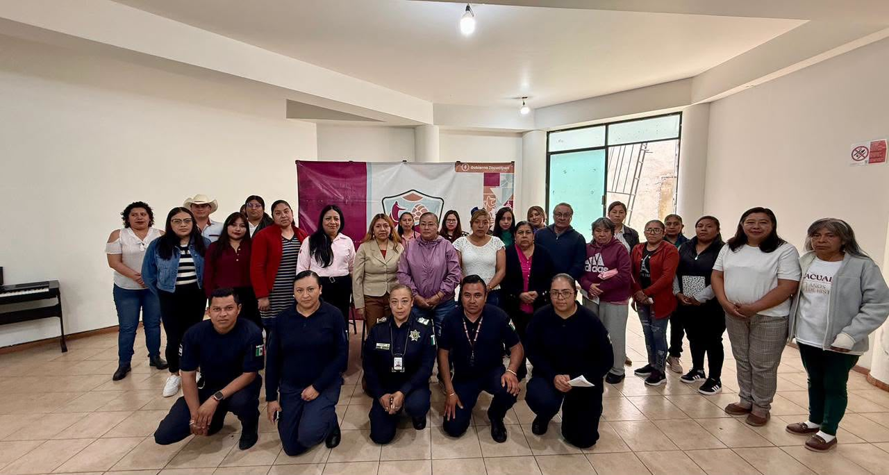 Gobierno de Zacualpan fortalece capacitación policial para mejorar la atención a mujeres víctimas de violencia