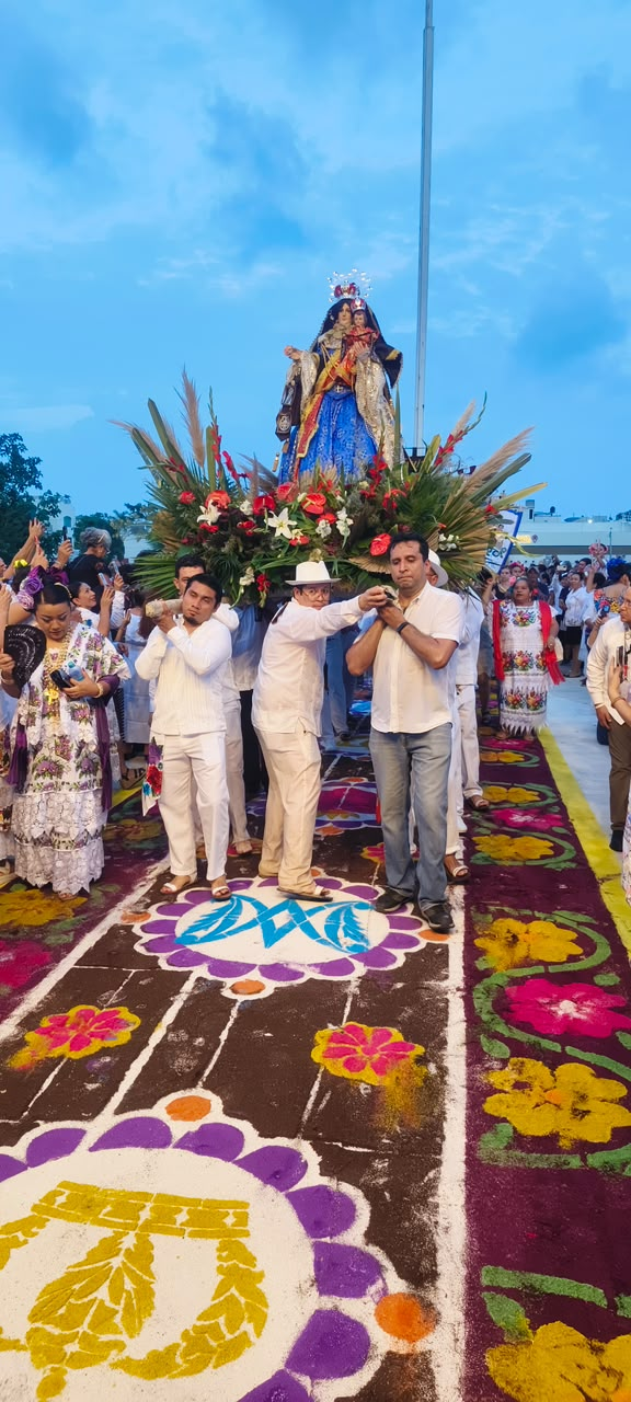 Arte efímero de Huamantla llega a Playa del Carmen y fortalece el intercambio cultural entre ambos municipios