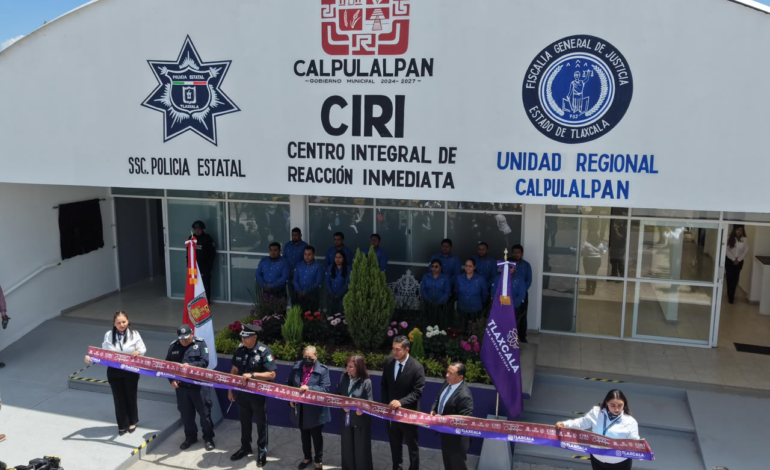 Lorena Cuéllar inaugura CIRI en Calpulalpan y refuerza seguridad y atención médica