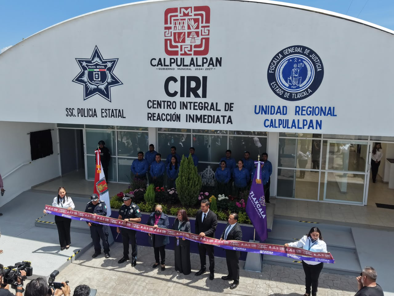 Lorena Cuéllar inaugura CIRI en Calpulalpan y refuerza seguridad y atención médica