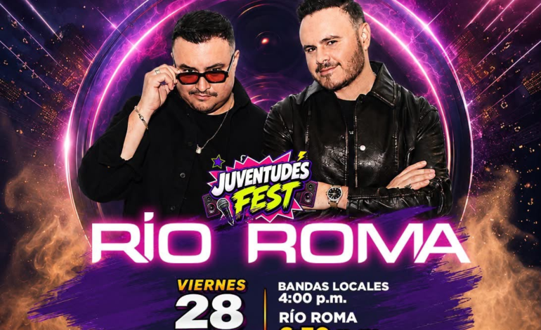 Río Roma llegará a Tlaxcala con concierto con causa por el Mes de la Juventud