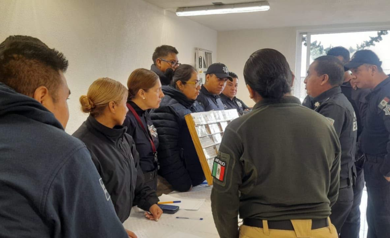 Zacualpan refuerza capacitación de policías municipales para fortalecer la prevención del delito