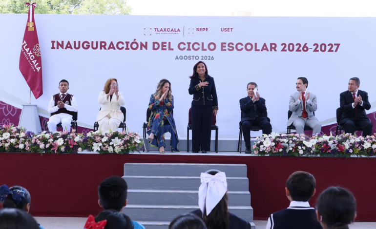 Tlaxcala inicia el ciclo escolar 2026-2027 con más infraestructura y oportunidades educativas