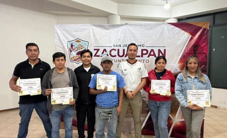 Sandra Corona fortalece oportunidades para jóvenes con “Impulsa Zacualpan”